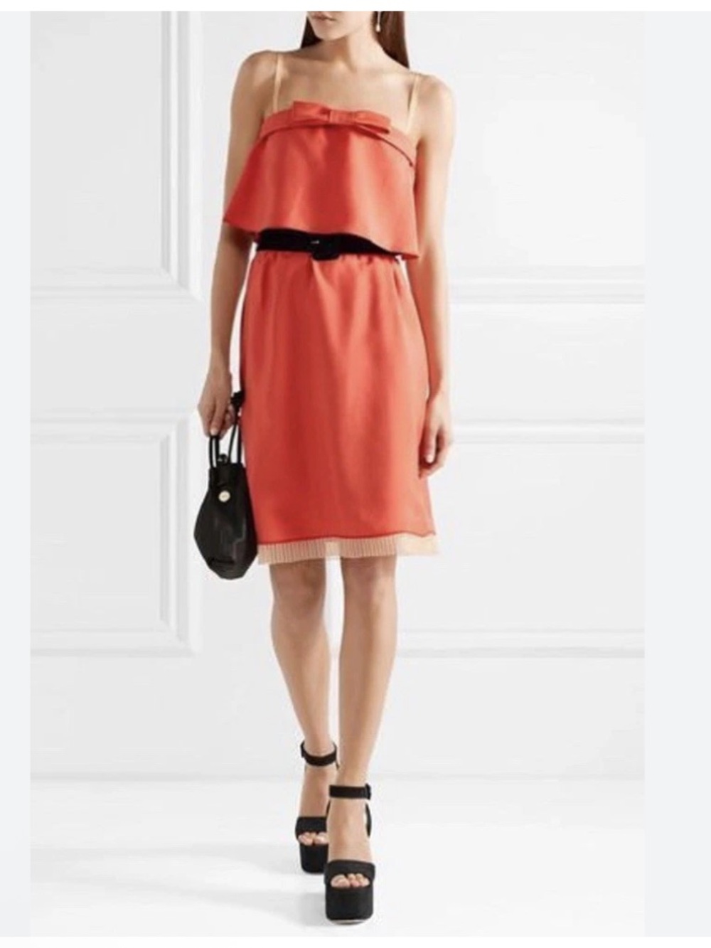 Marc Jacobs Red Silk Belted Mini Dress NWT Size 4
